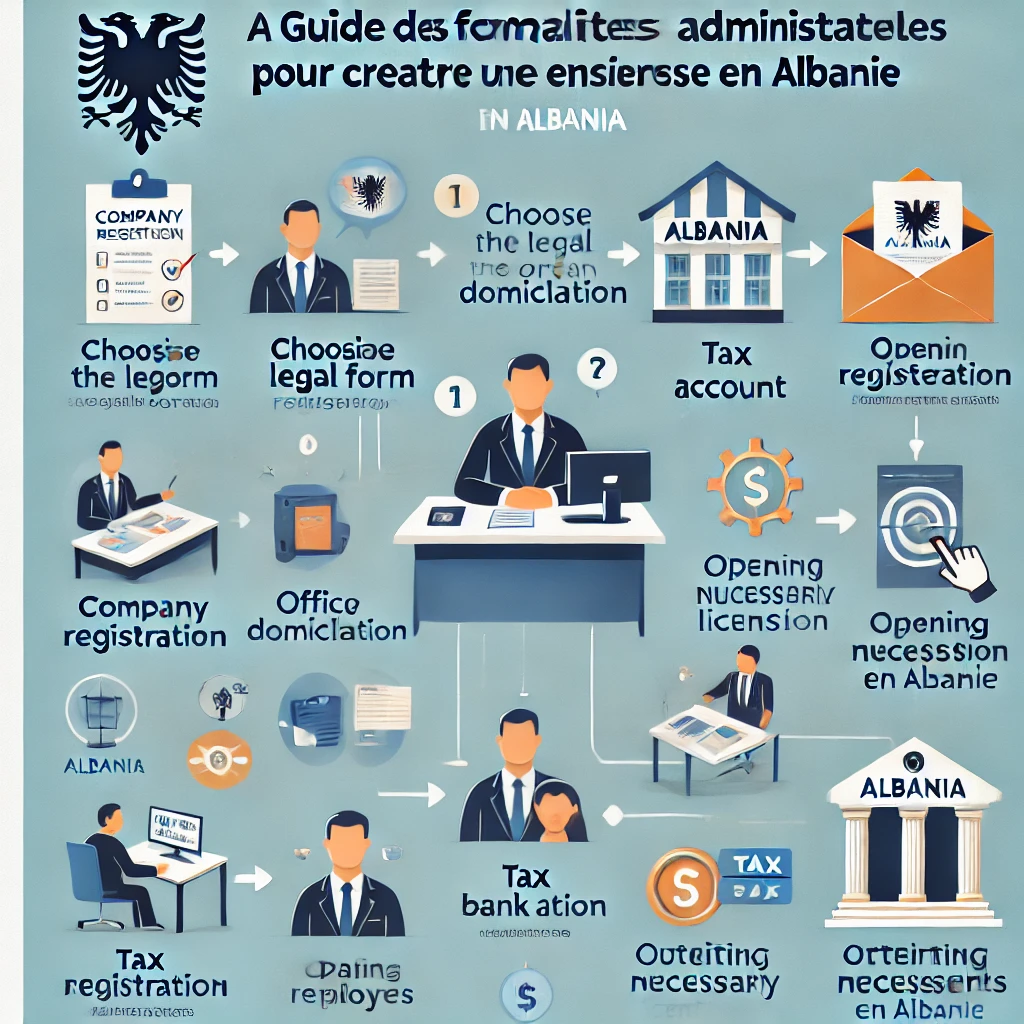 Guide des formalités administratives pour créer une entreprise en Albanie