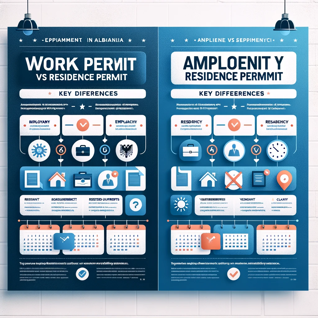 Tout savoir sur les permis de travail et de résidence en Albanie